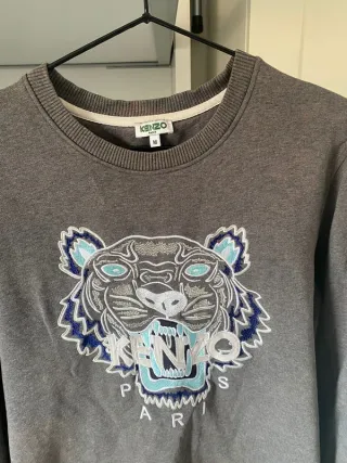 Sudadera Kenzo Tiger Gris Talla M