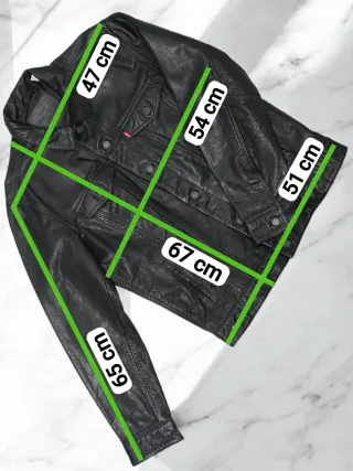 Cazadora Cuero Búfalo Levi's Trucker Talla L/M