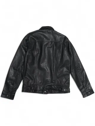 Cazadora Cuero Búfalo Levi's Trucker Talla L/M