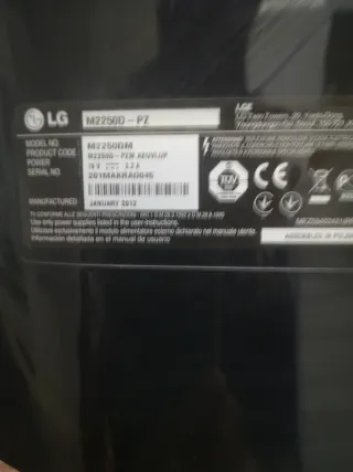 Monitor LG 22 TV Full HD Nero