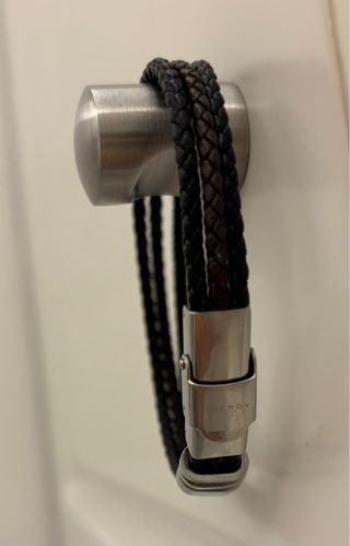 Pulsera Viceroy Triple Trenza Negra y Marrón