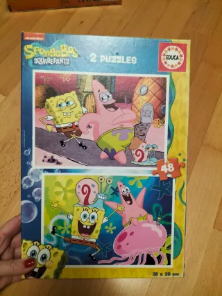 Puzzles Spongebob Squarepants Educa 2x48 piezas