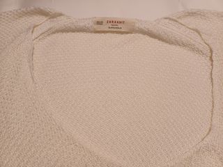 Zara Jersey Blanco Talla Única