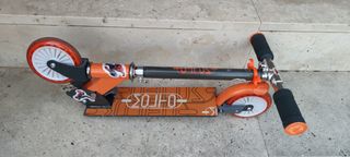 Patinete infantil 2 ruedas naranja