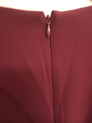 COS vestito plissettato vinaccia