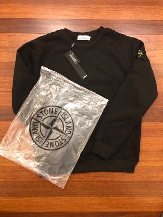 Jersey Stone Island Negro Talla S Nuevo