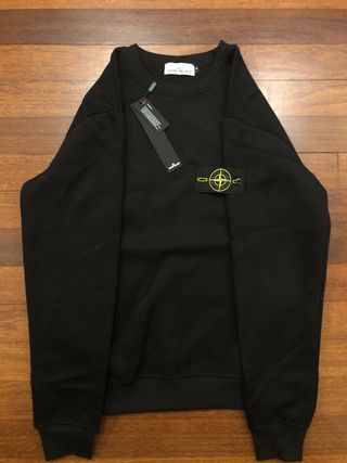 Jersey Stone Island Negro Talla S Nuevo