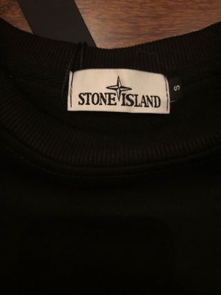 Jersey Stone Island Negro Talla S Nuevo