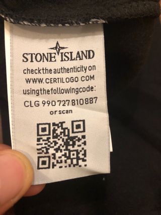 Jersey Stone Island Negro Talla S Nuevo