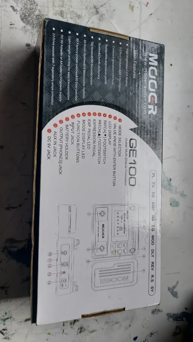 Pedal Multiefectos Mooer GE100