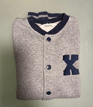 Felpa stile collegiale H M. 10-12 anni