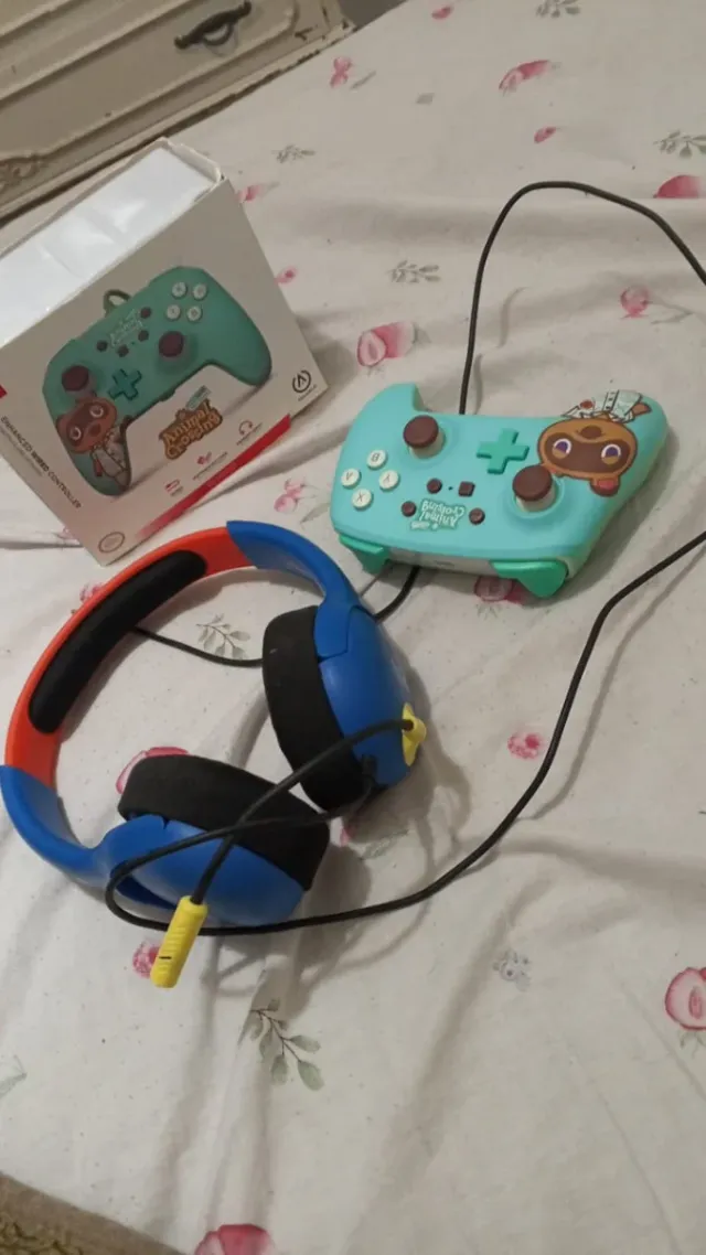 Control Nintendo Animal Crossing + Cascos