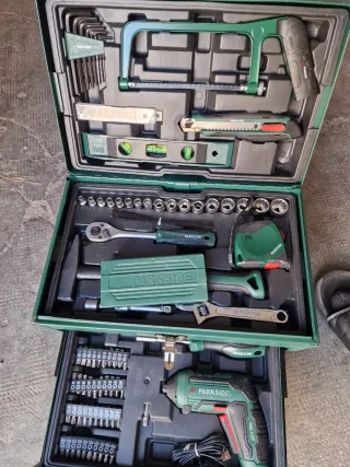 Caja Herramientas Metálica Verde N°3