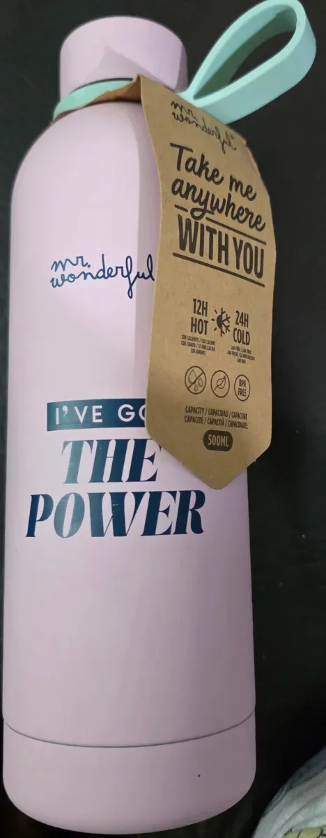 Botella Térmica Mr. Wonderful Rosa 500ml