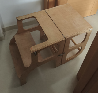 Torre di apprendimento tipo Montessori convertibile