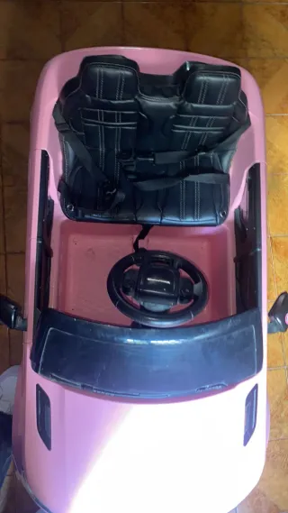 Coche Eléctrico Infantil Land Rover Rosa