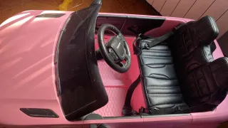 Coche Eléctrico Infantil Land Rover Rosa