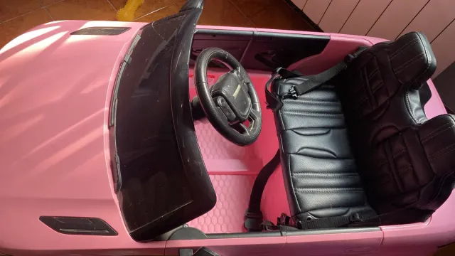 Coche Eléctrico Infantil Land Rover Rosa