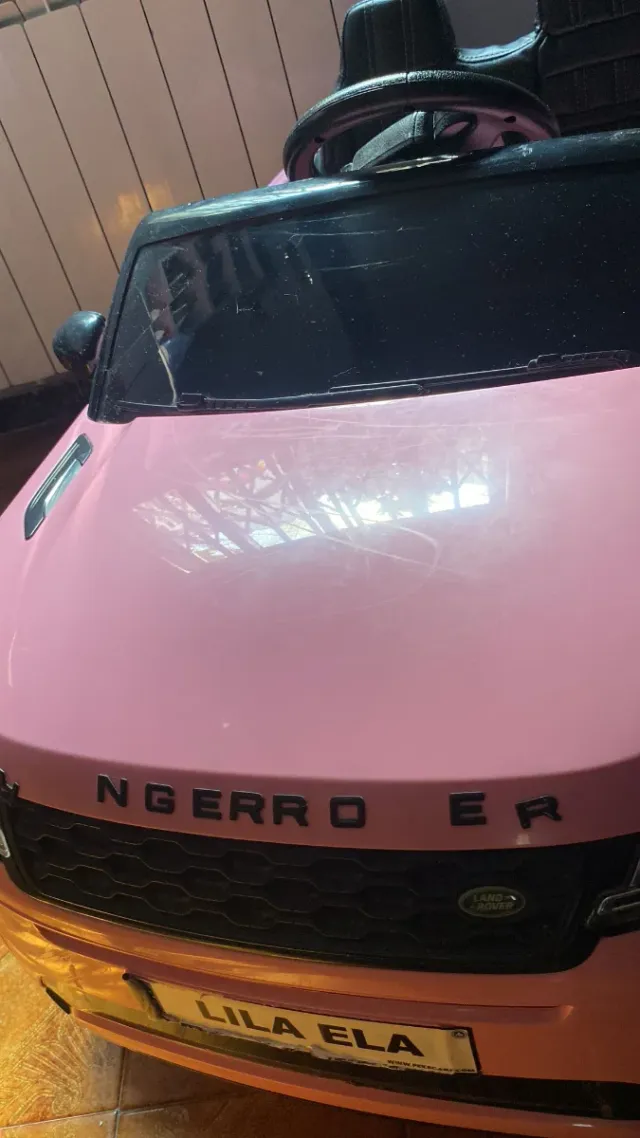 Coche Eléctrico Infantil Land Rover Rosa