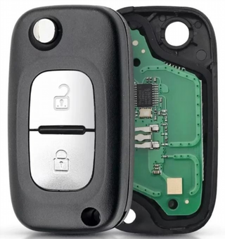 Carcasa llave 2 botones Renault NE72