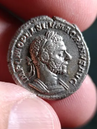 Moneda Romana Emperador Macrino