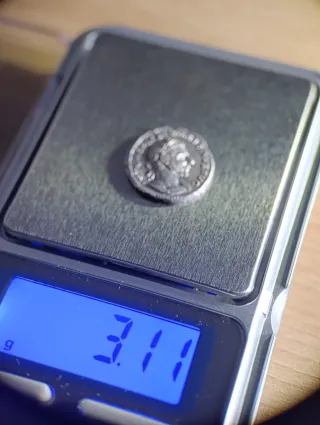 Moneda Romana Emperador Macrino