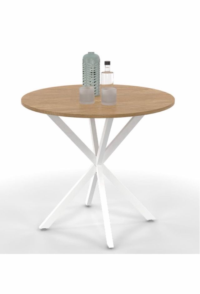 Due tavoli rotondi da pranzo IDMarket 80cm 45€ ciascuno