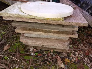 Losas de mármol y granito