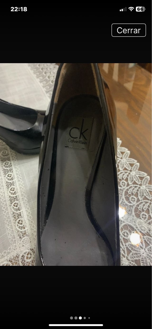 Zapatos de tacón negros Calvin Klein
