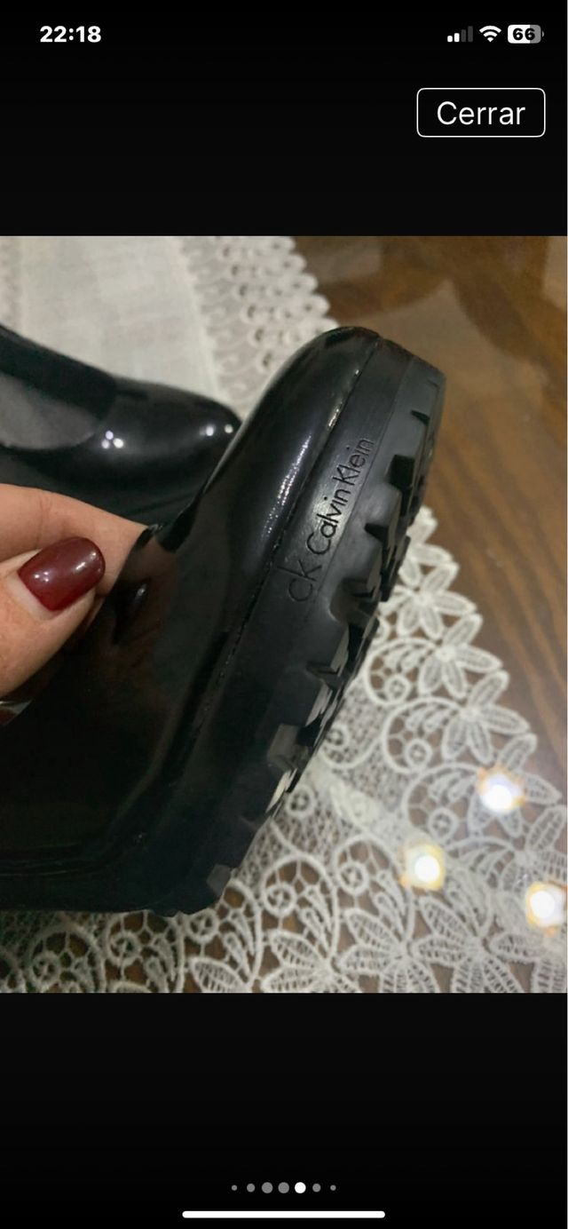 Zapatos de tacón negros Calvin Klein