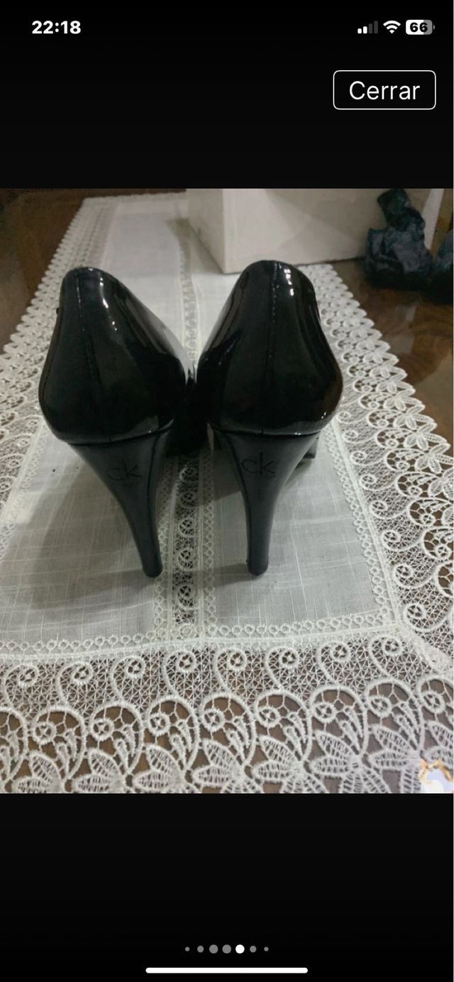 Zapatos de tacón negros Calvin Klein