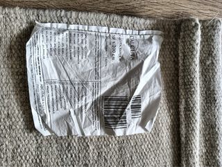 Tappeto in Lana e Cotone Beige Multicolore