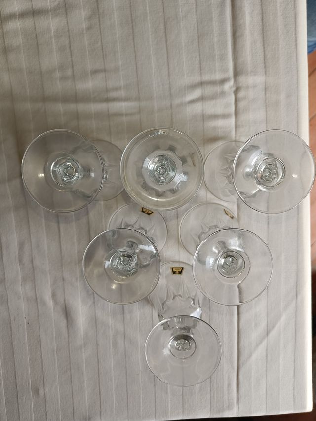 Lote 6 Copas Vino Vicrila Vintage