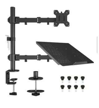 Soporte Monitor y Portátil Negro