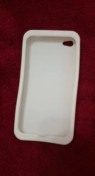 Custodia iPhone 4 Rosa / bianco