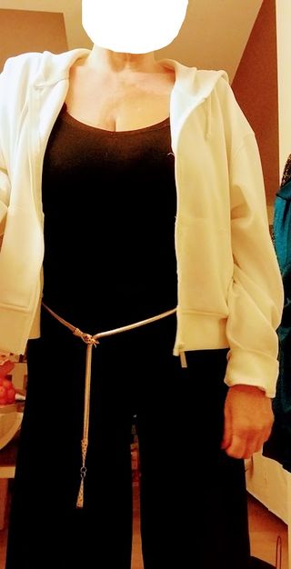 Cintura serpente catena oro nero