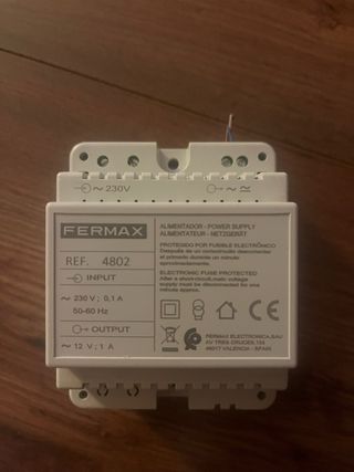 Alimentador Fermax 4802 230V/12V 1A