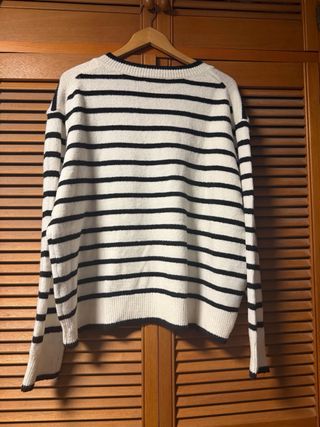 Jersey rayas cuello pico