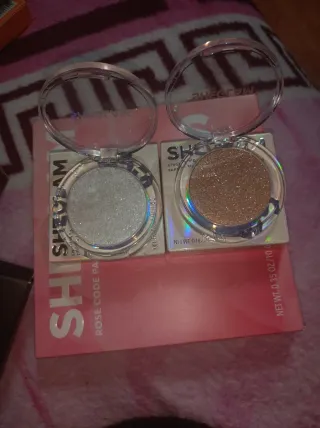 Iluminadores SHEGLAM Oro y Plata