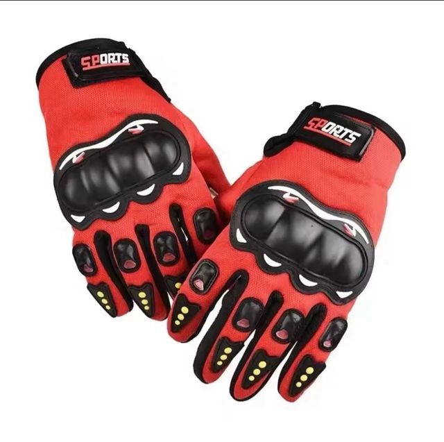 Guantes Moto Deportivos Rojos