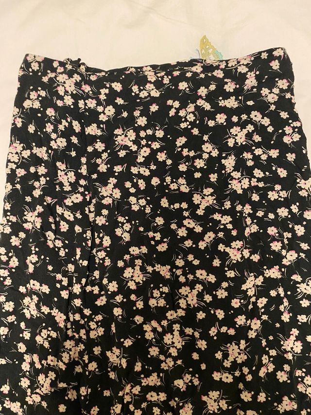 Falda larga floral Noon