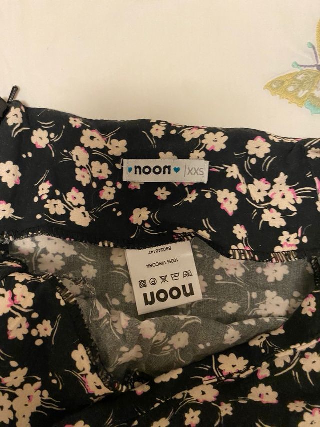Falda larga floral Noon