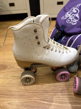 Patines patinaje artístico con bolsa grande.