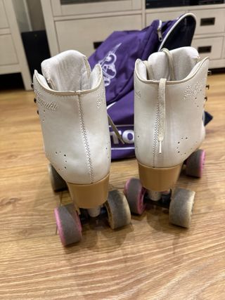 Patines patinaje artístico con bolsa grande.