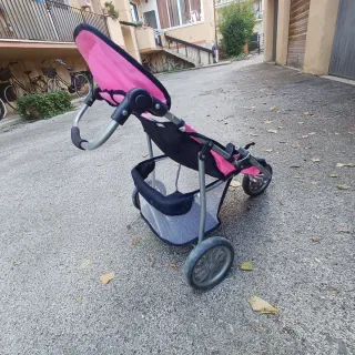 Passeggino gemellare per bambole