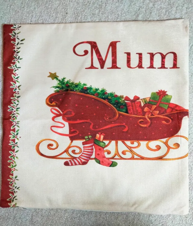 4 capas para almofadas 45x45 com motivos natalinos