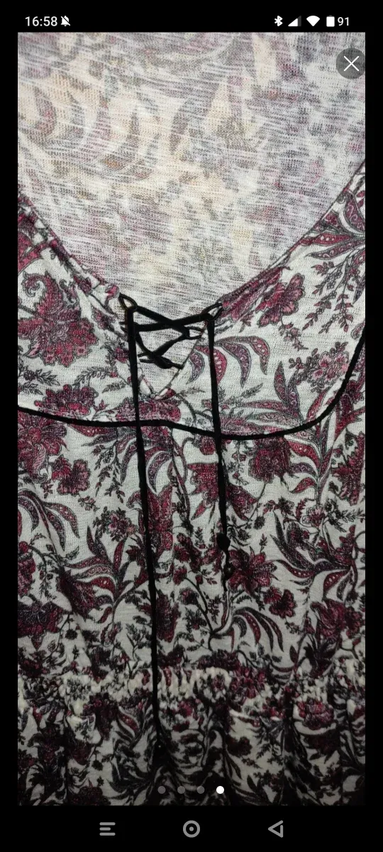 Vestido estampado floral