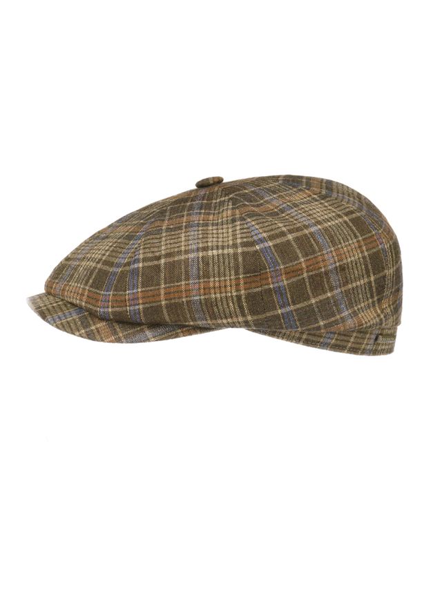 Gorra Stetson Hatteras Check Marrón Multicolor