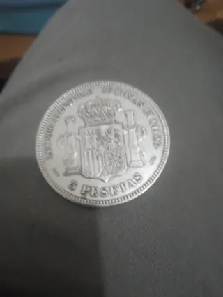 5 Pesetas 1871 Moneda Antigua