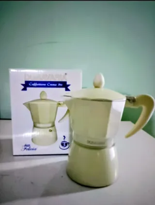 Moka Caffettiera DOMAVARIA Crema 3 Tazze